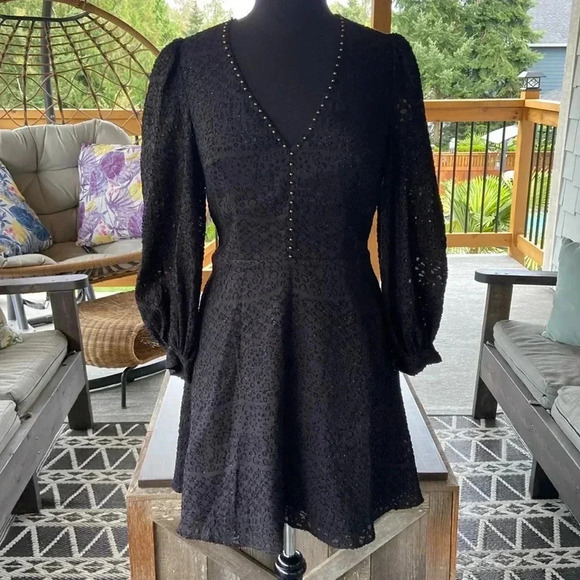 Joie | Breena Long Sleeve Embellished Dress - Picture 5 of 12